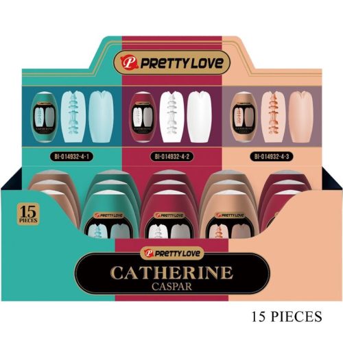 PRETTY LOVE - CASPAR PACK 15 KÜLÖNBÖZŐ FÉRFI MASTRUBÁTOROK