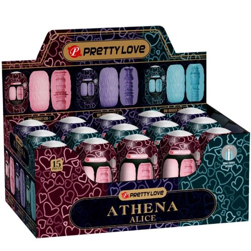 PRETTY LOVE - ATHENA ALICE CSOMAG 15 VÁLTOZATOS FÉRFIAKNAK SZÁNT MASZTRUBÁTOR 