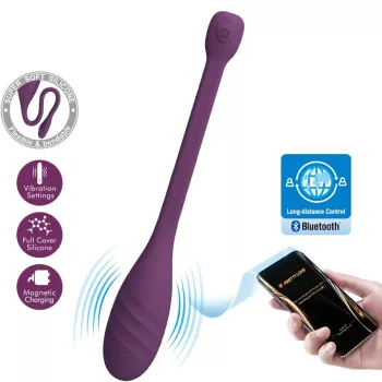 PRETTY LOVE - LEVIATHAN APP-VEZÉRLETT VIBRÁTOR, LILA - Intenzív Élvezet a Digitális Világb