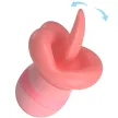 Pretty Love Stimulator clitoridian limbă 10 vibrații roz nud USB reîncărcabil