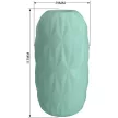 Pretty Love Male Masturbator Waterproof TPR Compact Turquoise