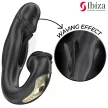 Ibiza Vibrator cu efect flicking și stimulator clitoridian 10 moduri USB roz