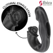 Ibiza Vibrator cu efect flicking și stimulator clitoridian 10 moduri USB roz