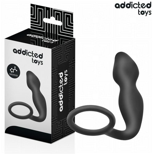 ADDICTED TOYS – szilikon anális dugó gyűrűvel, 2. modell