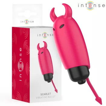 Intense Vibrating Bullet 9.3 cm Waterproof Red