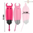 Intense Vibrating Bullet 9.3 cm Waterproof Red