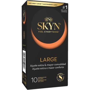 SKYN - nagy méretű extra rugalmas óvszerek, 10 db