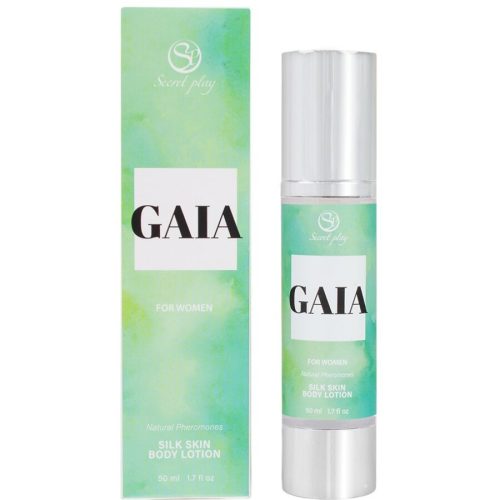 SECRETPLAY - GAIA SELYEMBŐR TESTÁPOLÓ NŐKNEK 50 ML - Érzéki hidratáló a bőr simaságáért