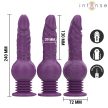 INTENSE Tatum – multifunkciós vibrátor, fel-le vibrálás, 24 cm