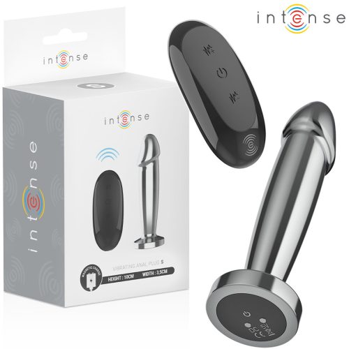 INTENSE – fémből készült vibráló análplug távirányítóval