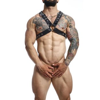 MOB – fekete láncos hám, egy méretben