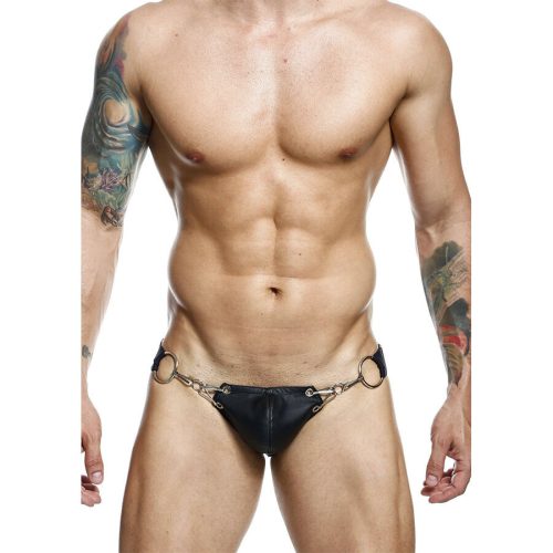 MOB - DNGEON Férfi Jockstrap - Fekete, Nyomás Alatt, Egy Méret