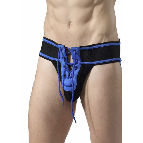MOB - FETISH JOCKSTRAP FOCI KÉK KIS MÉRET
