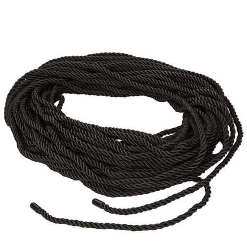 CalExotics Scandal Black – 30 m BDSM kötél, érzéki élményhez