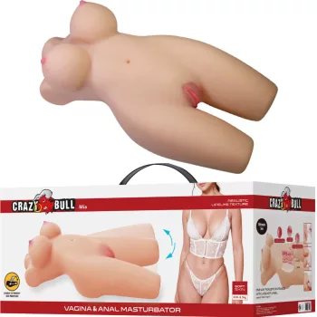   Crazy Bull Mia Realistic Female Torso Masturbator Dual Stimulation 8.5 kg