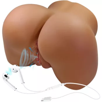   Crazy Bull Masturbator Female Butt Vibrator 10 moduri vibrații Suction Sunet