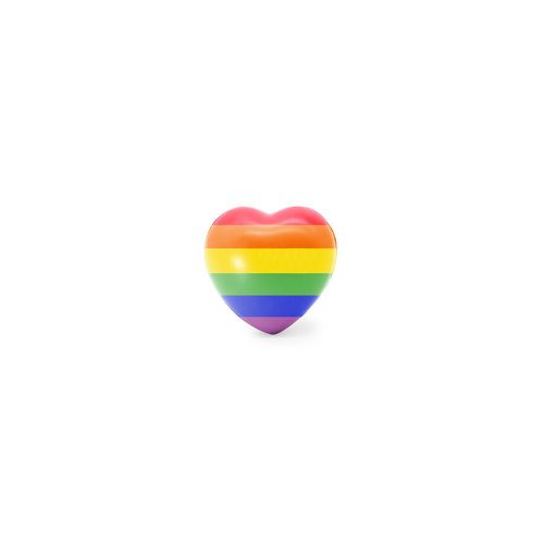 PRIDE – Antistressz szív forma, LGBT szimbólummal