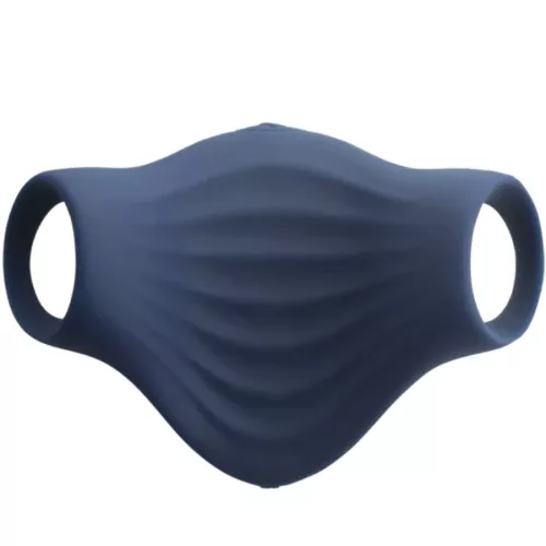 Rocks-Off Vibrator Masturbator Flexible Ribbed USB Rechargeable Blue