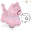 Intense Stimulator clitoridian cu efect pulsator roz USB reîncărcabil