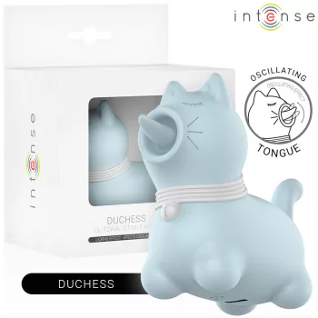  Intense Duchess Clitoral Stimulator Rotating Tongue 360º Blue