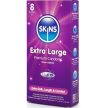 SKINS - extra nagy prémium óvszerek 8 darabos csomagban