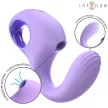Intense Baxter Vibrator Suction 10 Levels Vibration 10 Modes Violet Waterproof USB Rechargeable