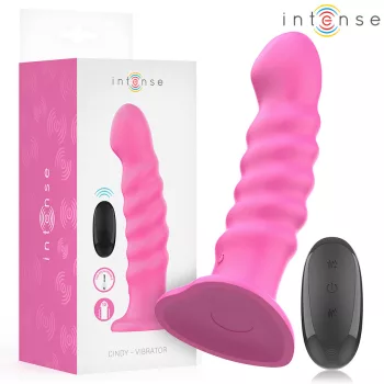   INTENSE Cindy – kanyargós dizájnyú L méretű vibrátor távirányítóval