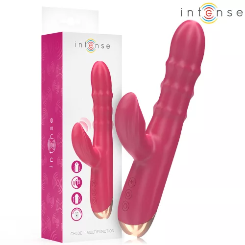 INTENSE - Chloe 3 az 1-ben multifunkciós vibrátor - piros