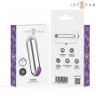 Intense Vibrator mini reîncărcabil 10 moduri Silver 8 cm silențios waterproof