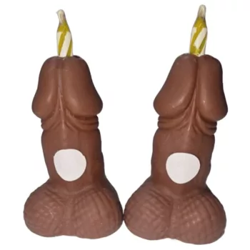  Diverty Sex Dekoratív Szívógyertyák Számokkal Mulatto 2 darab