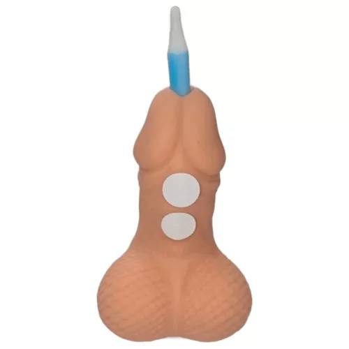 Diverty Sex dekoratív szülinapi gyertya számokkal hús színű