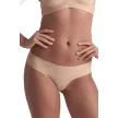 Bye-Bra Invisible Thong 2 Pack Seamless Lightweight Size L Beige Black