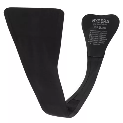 Bye-Bra Adhesive Thong Secure Invisible Silicone Gel One Size Black