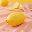 Intense Clitoris Suction Stimulator Lemon-Shaped Waterproof Rechargeable Silicone