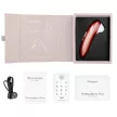 Womanizer Pro Clitoral Stimulator 11 Intensity Levels Waterproof Burgundy