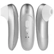 Womanizer Pro Clitoral Stimulator Air Pulse 11 Levels Silver Gray Waterproof