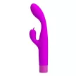 Pretty Love Vibrator Dual Stimulation 10 Modes Purple