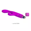 Pretty Love Vibrator Dual Stimulation 10 Modes Purple
