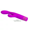 Pretty Love Vibrator Dual Stimulation 10 Modes Purple