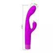 Pretty Love Vibrator Dual Stimulation 10 Modes Purple