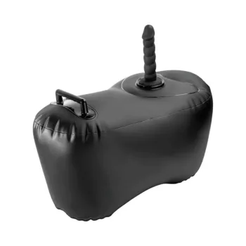   Fetish Fantasy Scaun gonflabil erotic cu dildo 69 cm Negru ergonomic stabil