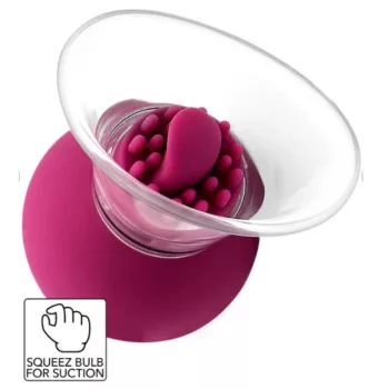   She.EO Vibrating Rotating Nipple and Clitoris Pump with Suction Control