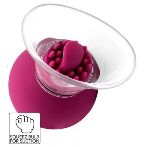 She.EO Vibrating Rotating Nipple and Clitoris Pump with Suction Control