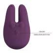 Romance Bunny External Stimulator 7 Vibration Modes Silicone Compact