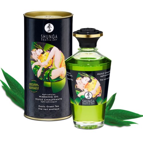 SHUNGA - BIO ZÖLD TEA HŐHATÁSÚ MASSZÁZS OLAJ 100 ML