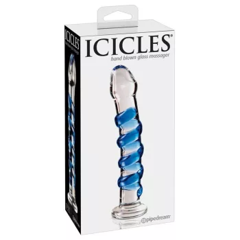 Icicles Glass Massager 17cm Hypoallergenic