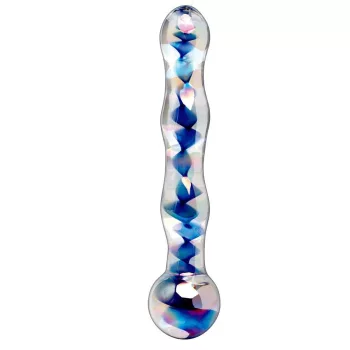 Icicles Glass Massager Handmade Hypoallergenic 17.8cm