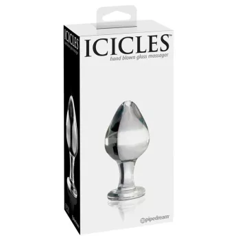 Icicles Glass Massager 7.5cm Hypoallergenic Anal Plug