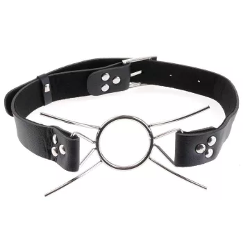   Fetish Fantasy Extreme Spider Gag Steel Ring Wide Open Mouth BDSM Accessory