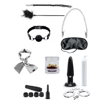   Fetish Fantasy Kit fetish complet cu cătușe, plug anal și bilă vaginală